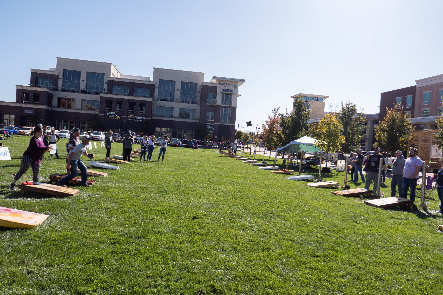 Sunflower CASA Project hosted the Cornhole for the Cause Cornhole Tournament